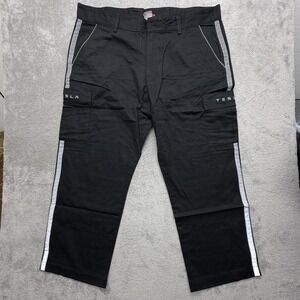 Tesla Work Pants Men's 44x30 Black Reflective Employee Official 8412R Uniform